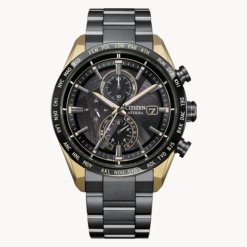 ATTESA LIGHT in BLACK Black Dial Super Titanium with DLC Coating ATTESA LIGHT in BLACK Black Dial Super Titanium with DLC Coating